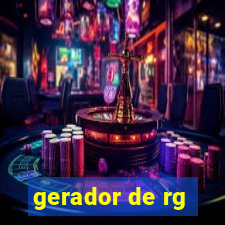 gerador de rg